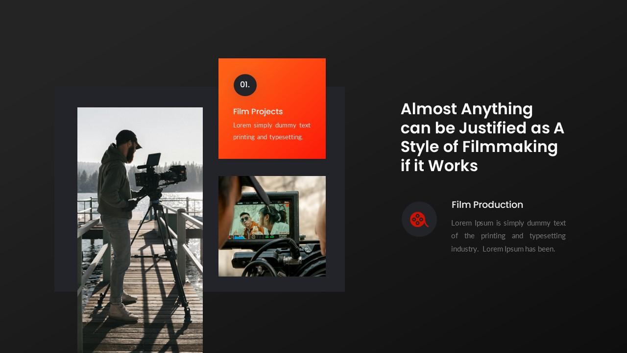 Film Maker&amp;Movie Studio Google Slide