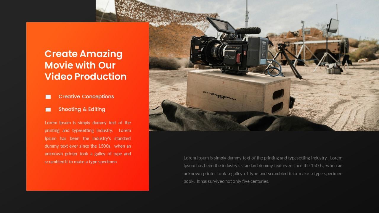 Film Maker&amp;Movie Studio Google Slide