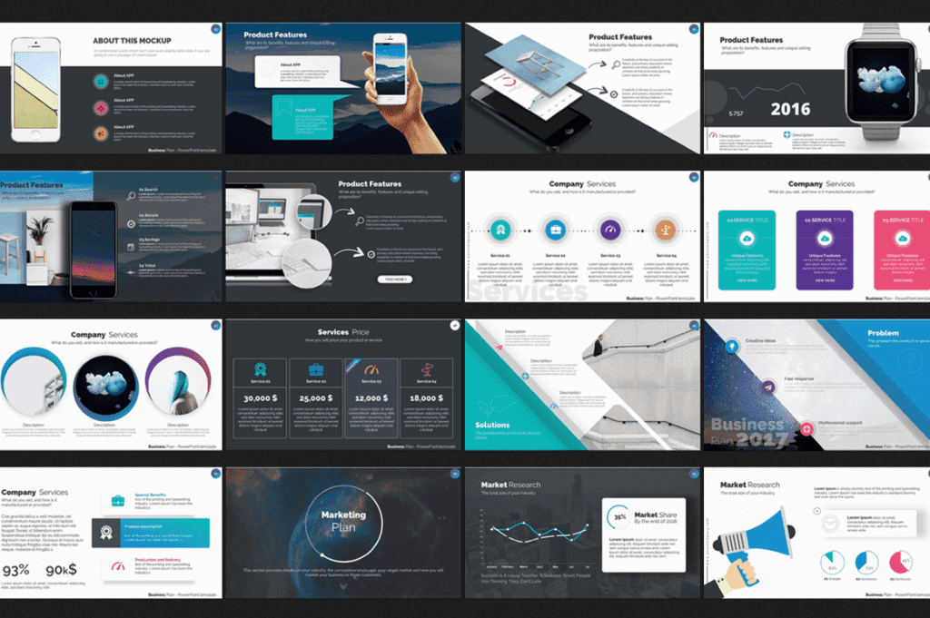 Free PowerPoint Business Plan Presentation Template