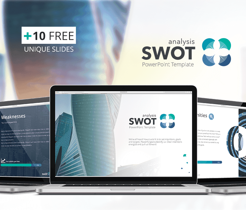 SWOT Analysis PowerPoint Template free PPT Download