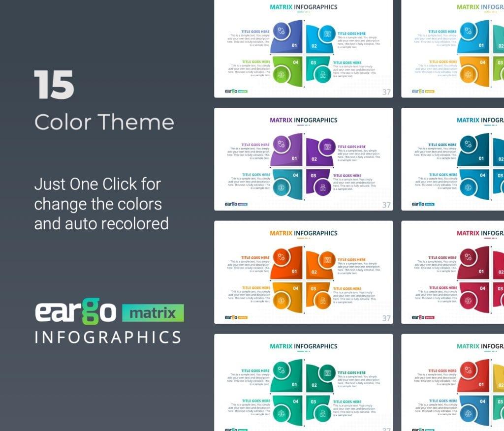 Eargo Matrix Infographics PowerPoint Template