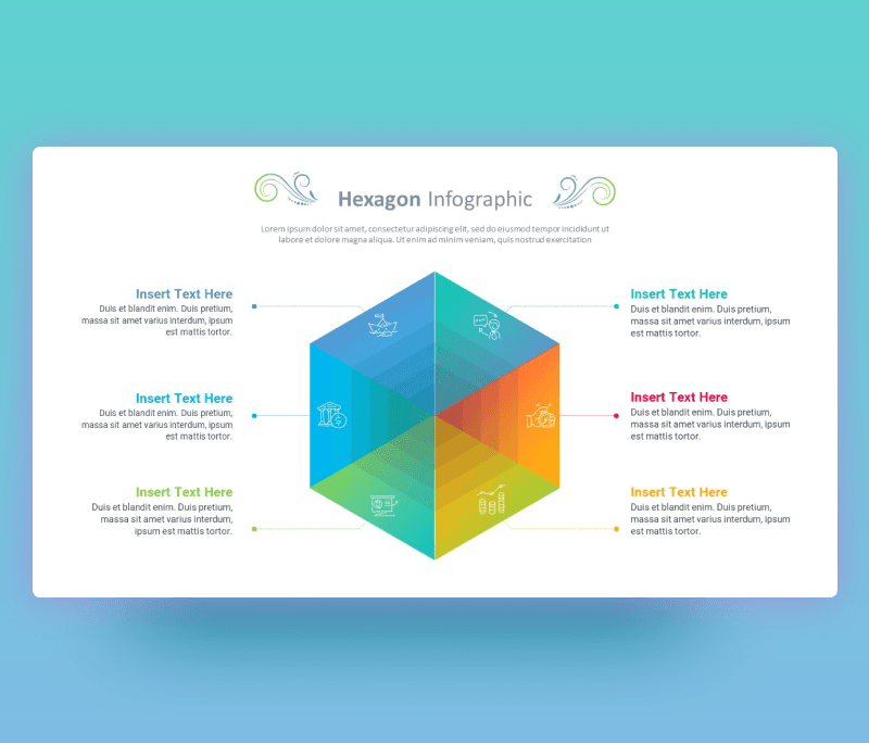 Hexagon PowerPoint Template - Free Smartart PPT