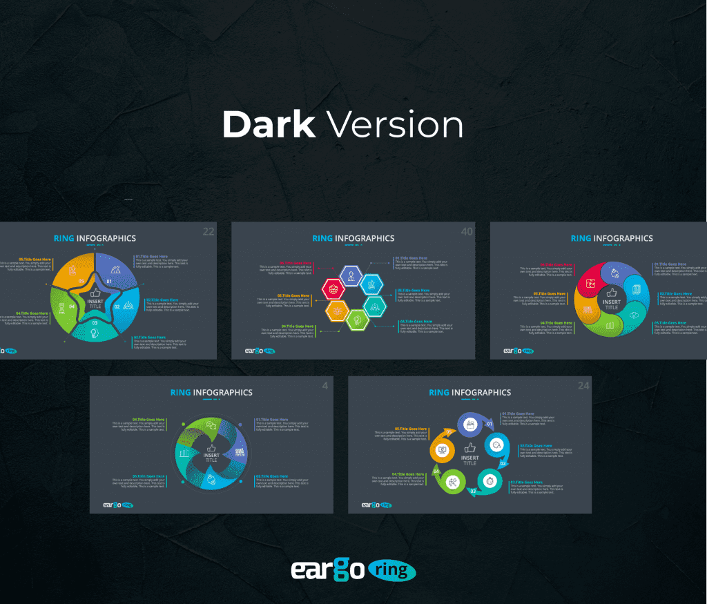 Eargo Ring – Circular Infographics PPT Templates