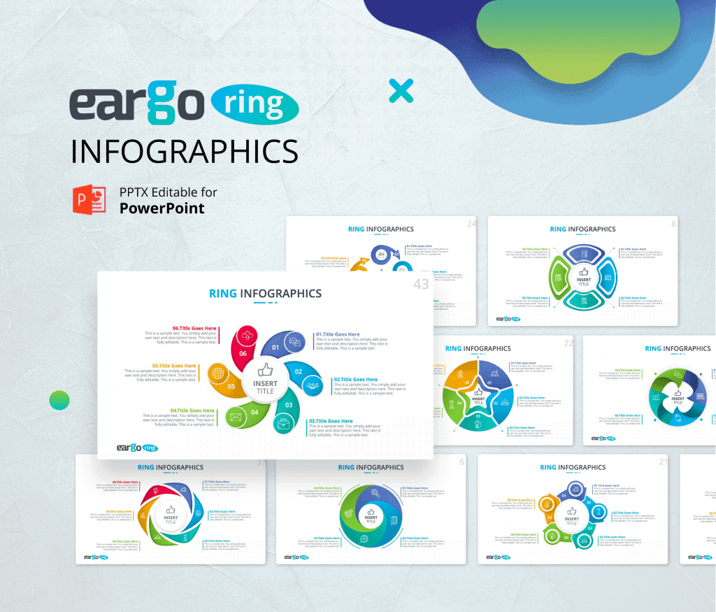 Eargo Ring – Circular Infographics PPT Templates