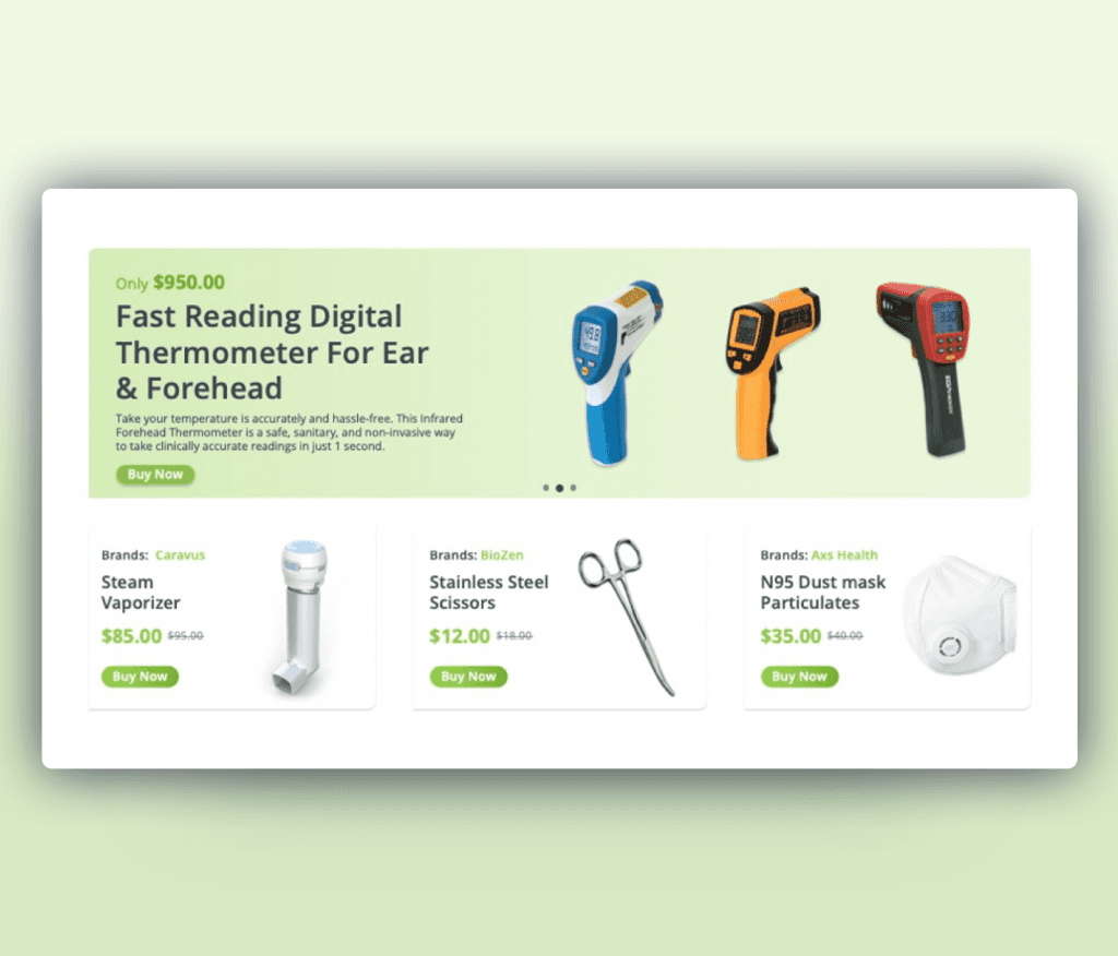 Medical Equipment Categories Template for PowerPoint 