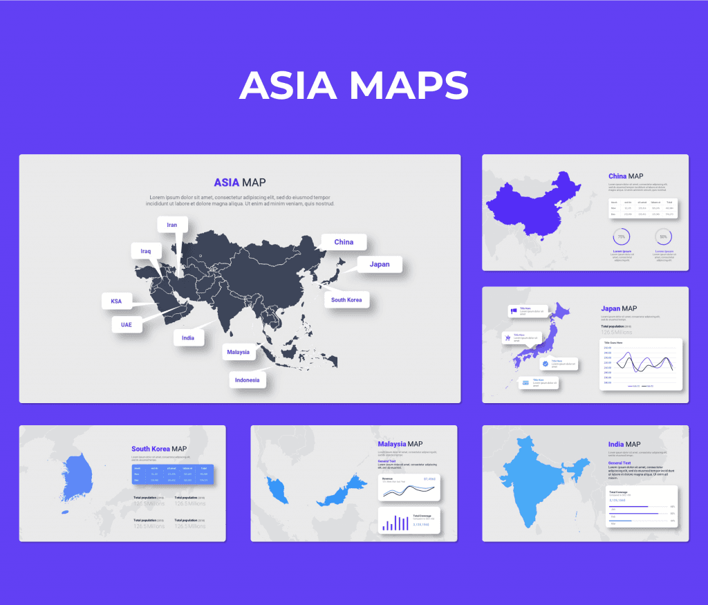 Asia Maps PowerPoint Presentation Template