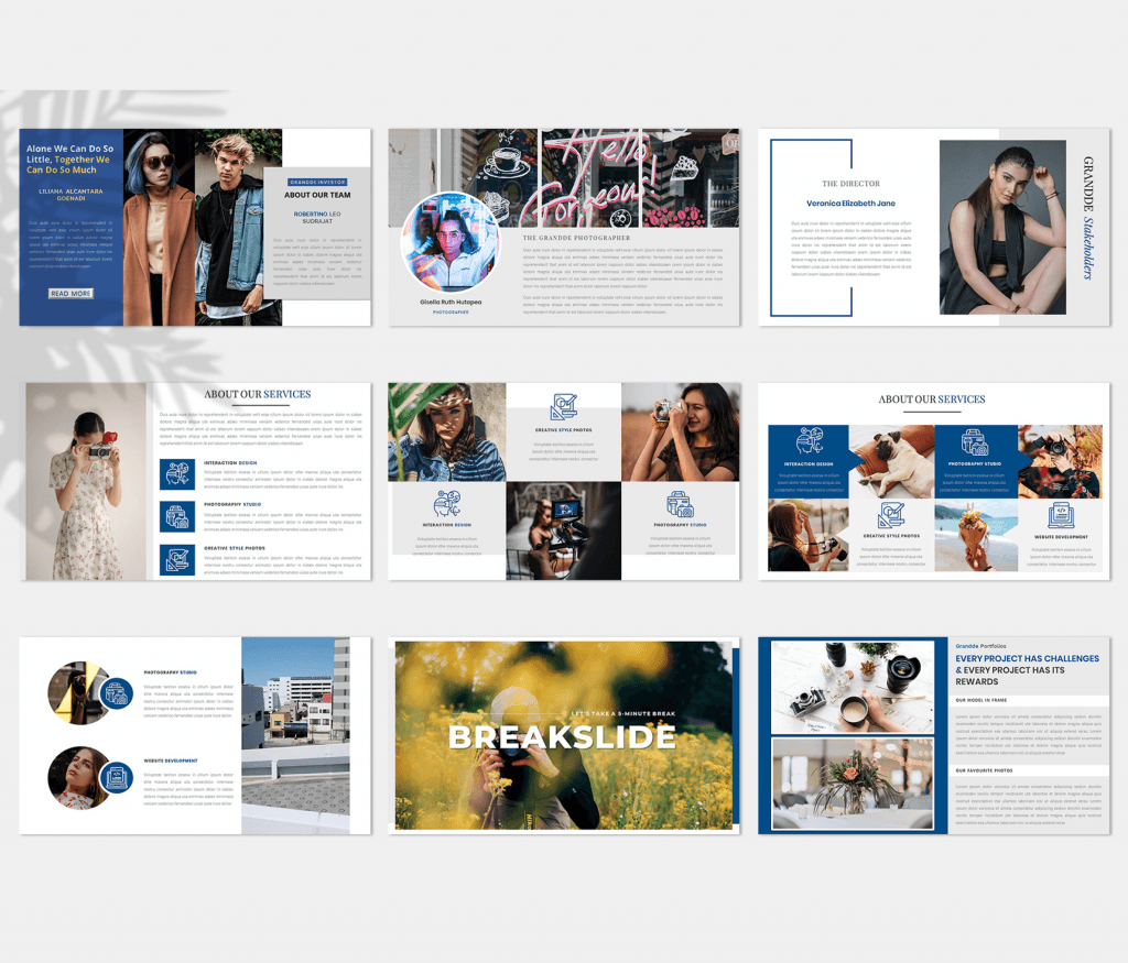 Grandde – Creative Business Presentation Template