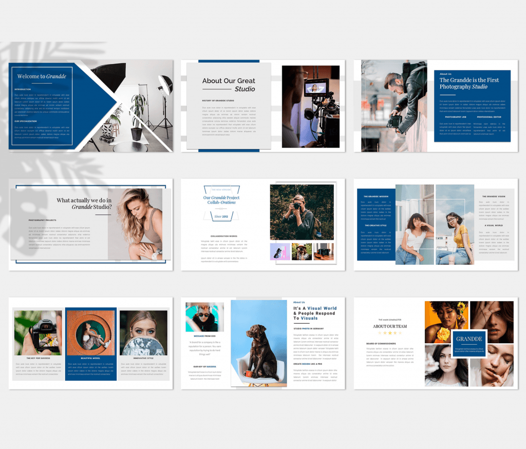 Grandde – Creative Business Presentation Template