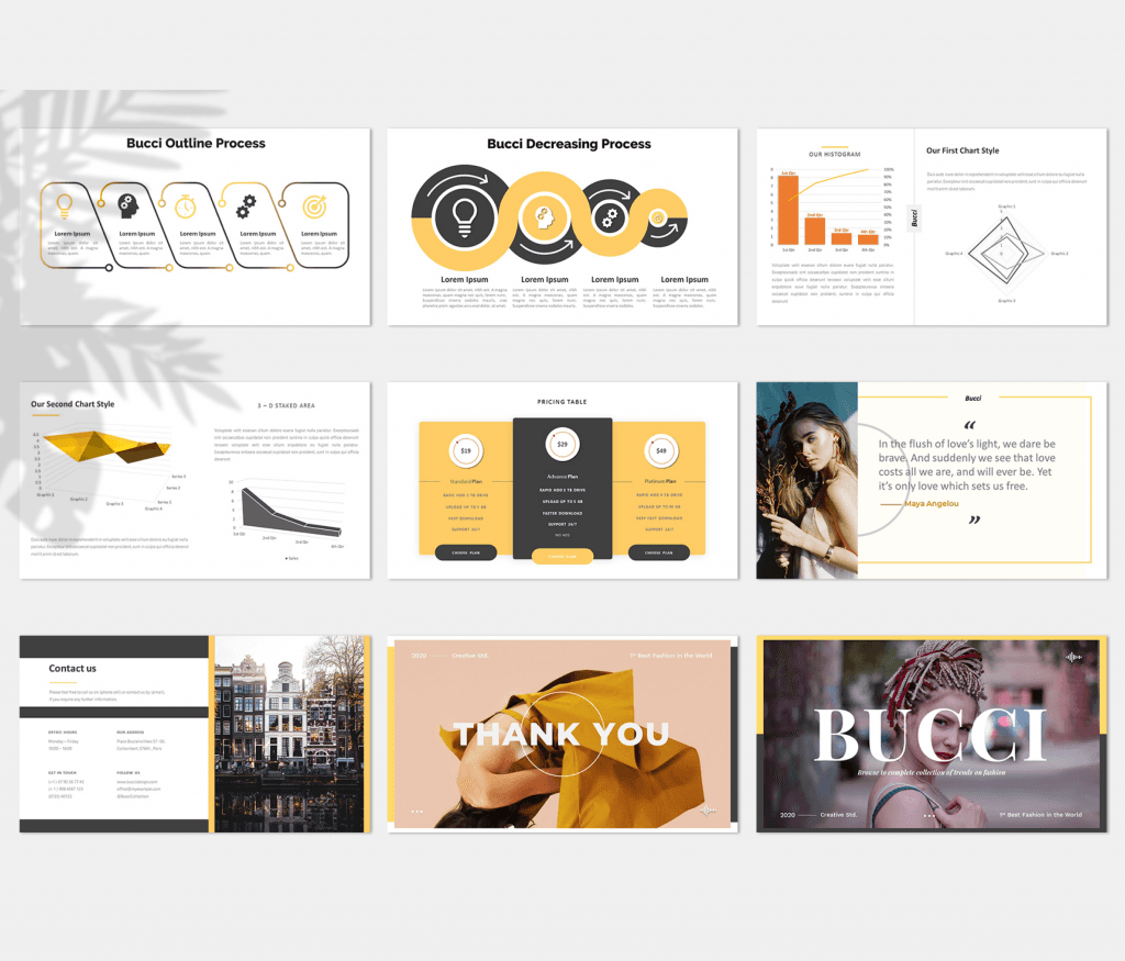 Bucci – Creative Business PowerPoint Template