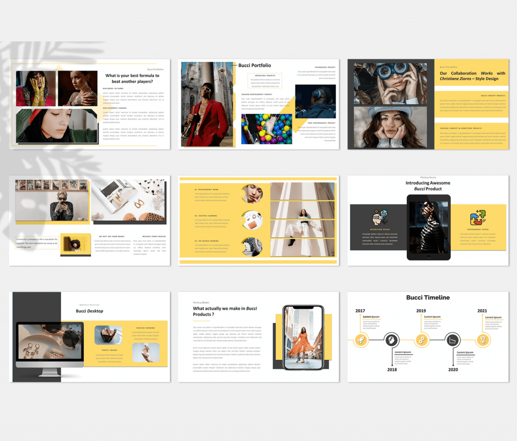 Bucci – Creative Business PowerPoint Template