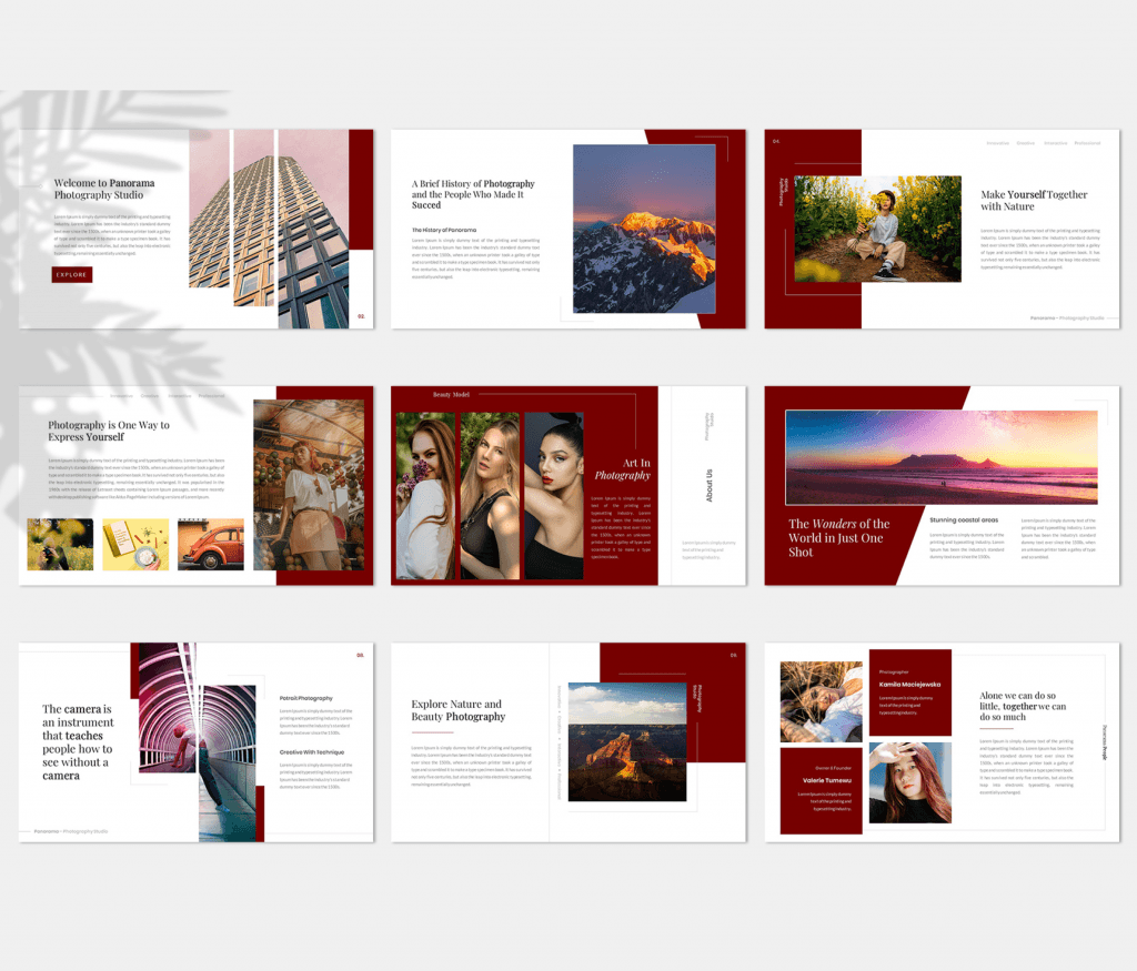 Panorama – Photography Presentation Template