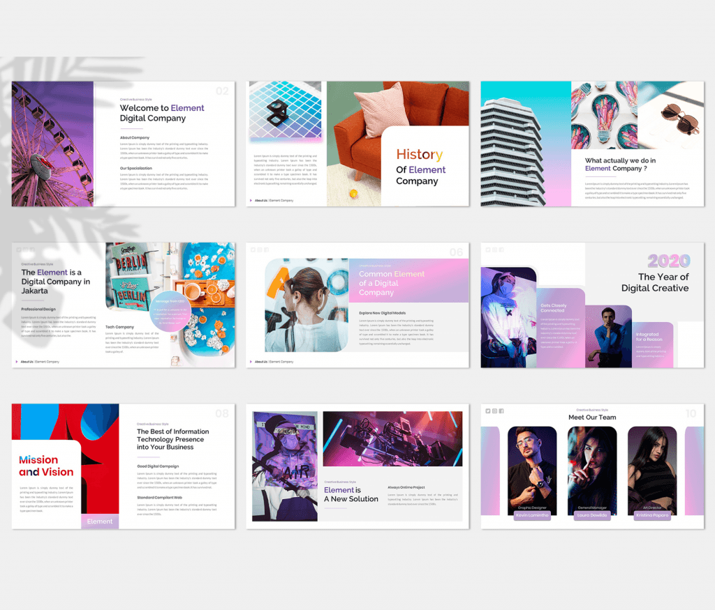 Element – Creative Business Presentation Template