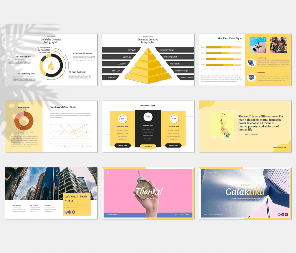 Galaktika – Creative Business Presentation Template