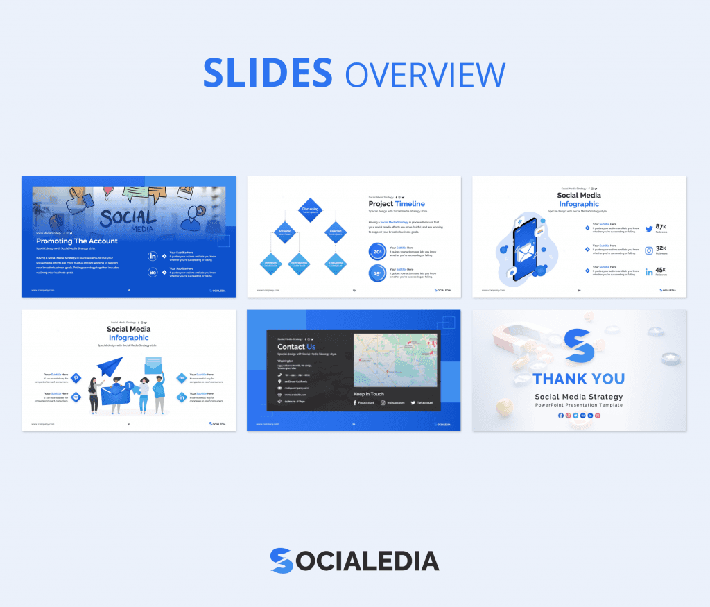 Socialedia - Social Media Strategy Presentation Template