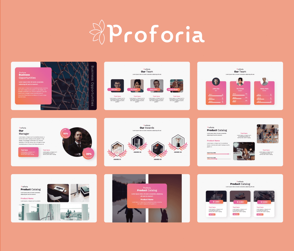 Proforia – Sales Proposal PowerPoint Presentation Template