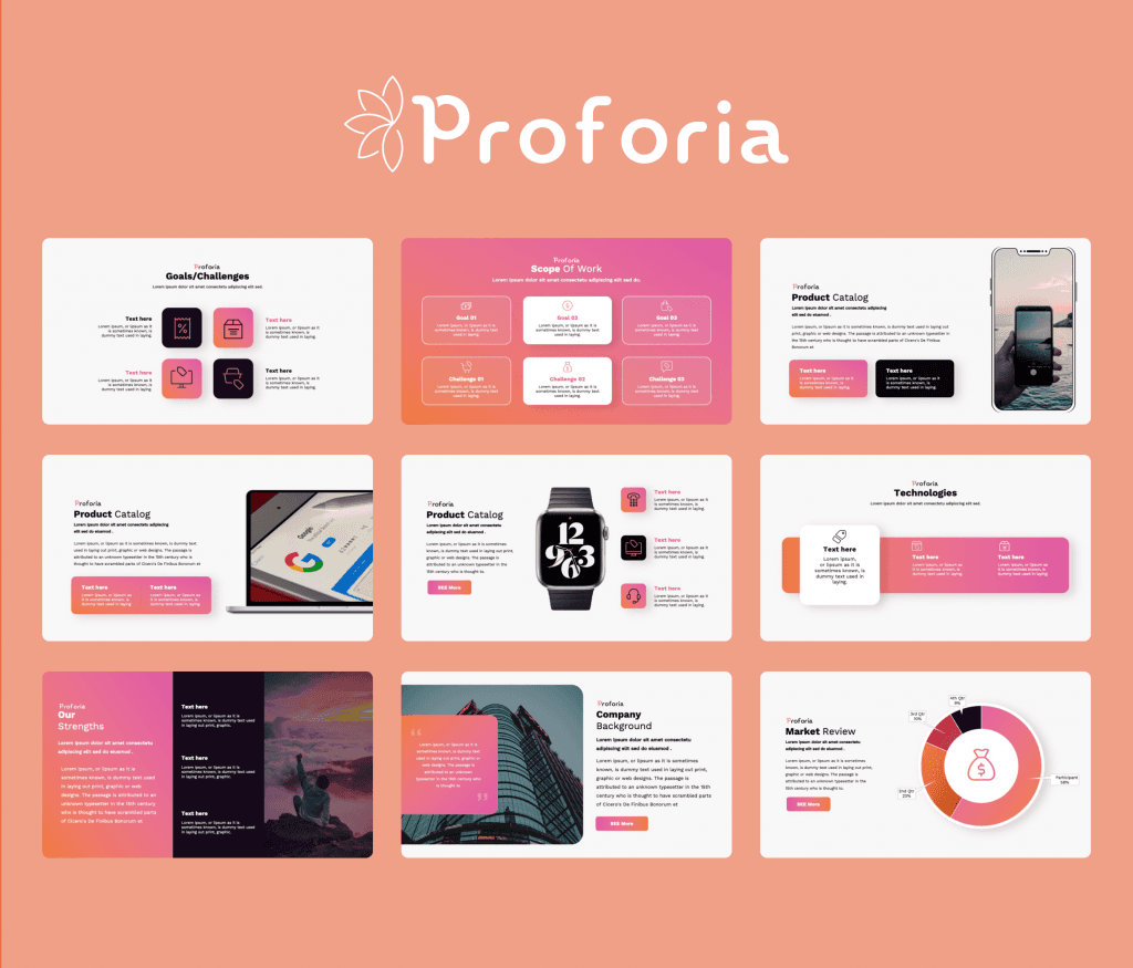 Proforia – Sales Proposal PowerPoint Presentation Template