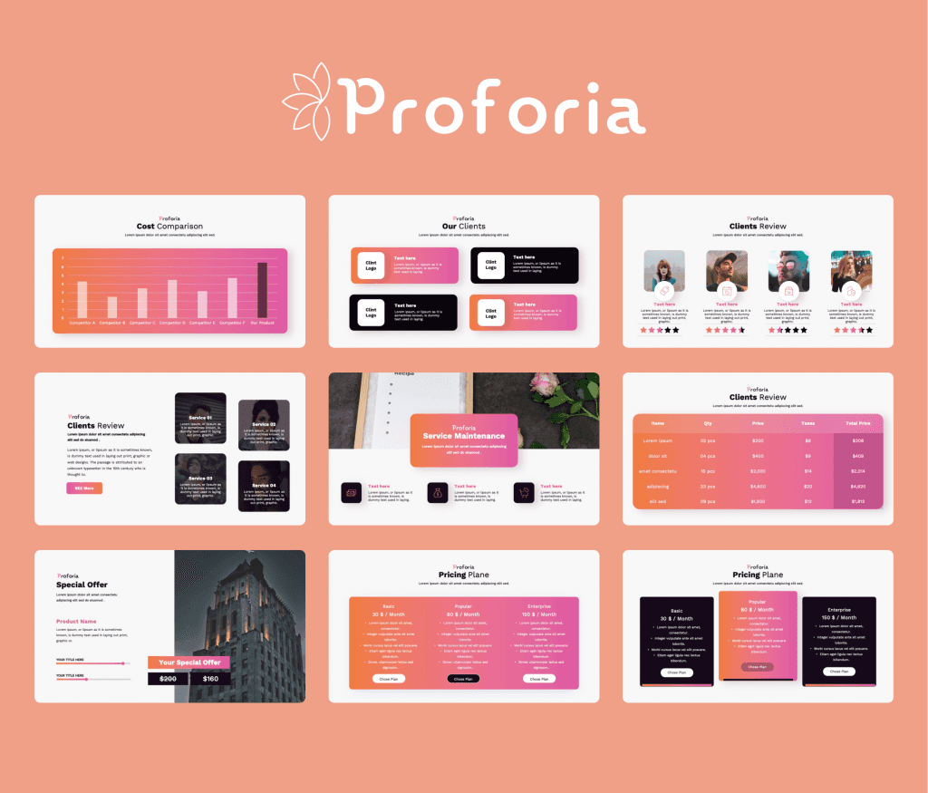 Proforia – Sales Proposal PowerPoint Presentation Template