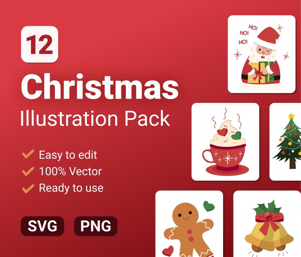 Christmas Illustrations Pack