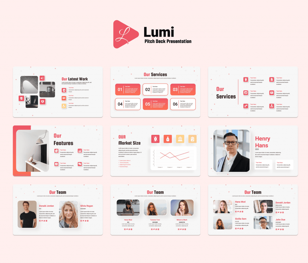 Lumi - Pitch Deck Presentation Template