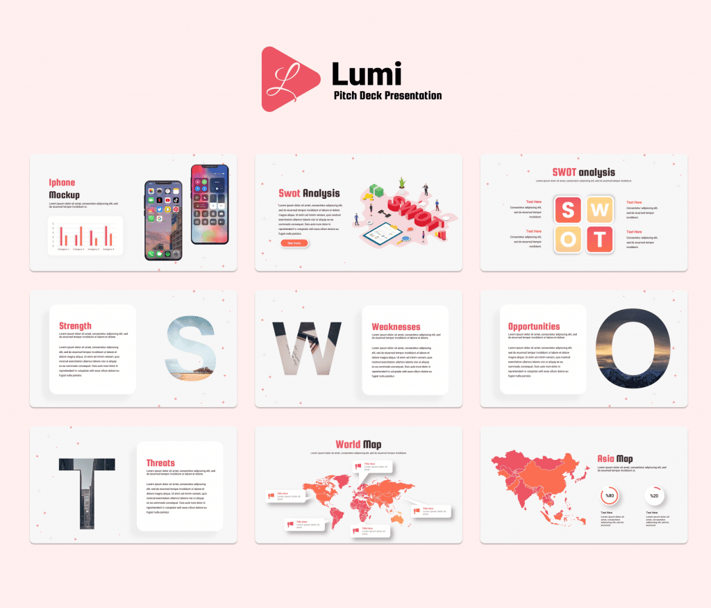 Lumi - Pitch Deck Presentation Template