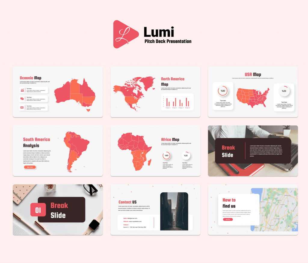 Lumi - Pitch Deck Presentation Template