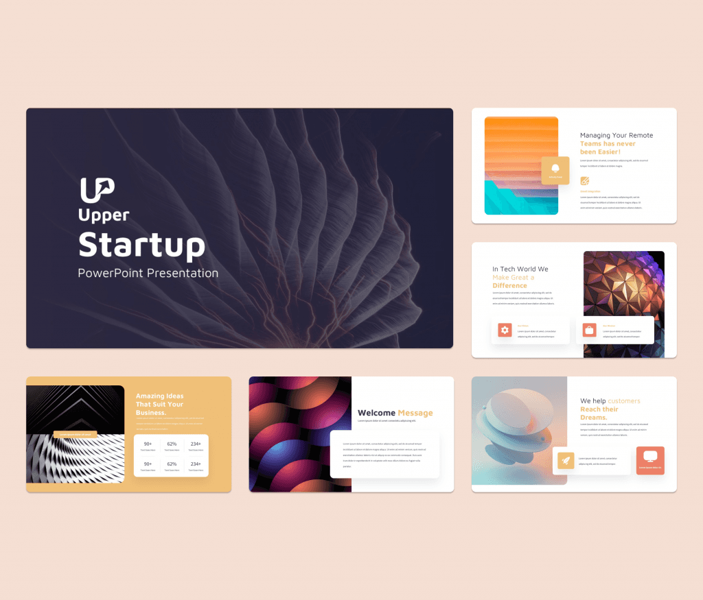 Upper -Startup PowerPoint Presentation Templates