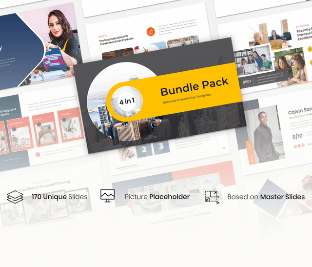 4 in 1 Business Bundle Pack-google-slides