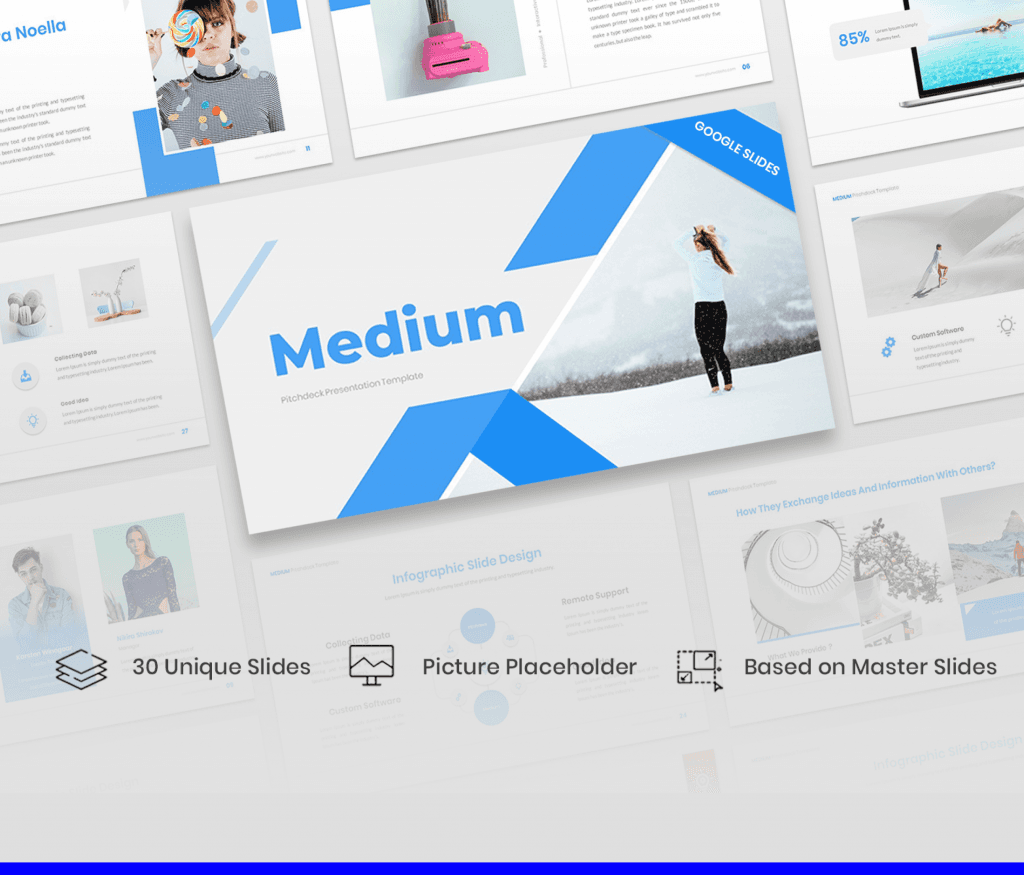 Medium – Pitchdeck Google Slides Template