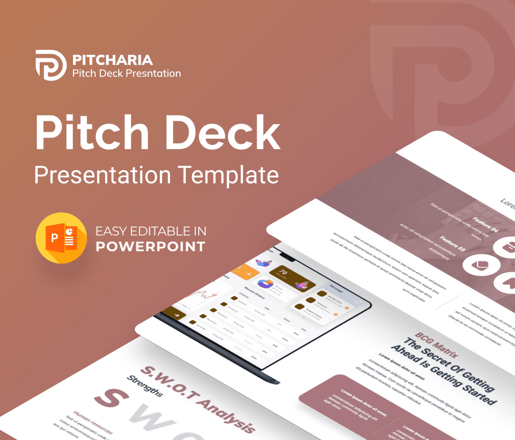 Pitcharia - Pitch Deck PowerPoint Presentation Template