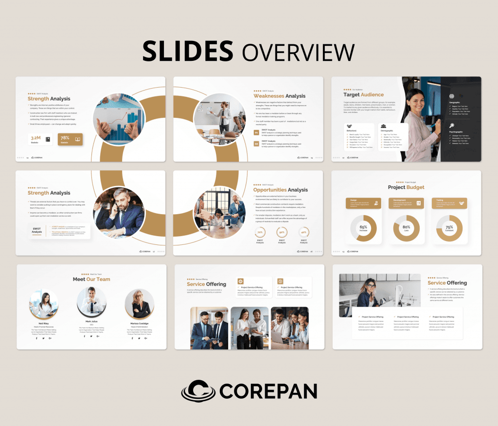 Corepan – Project Proposal PowerPoint Presentation Template