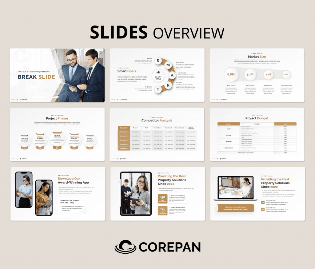 Corepan – Project Proposal PowerPoint Presentation Template