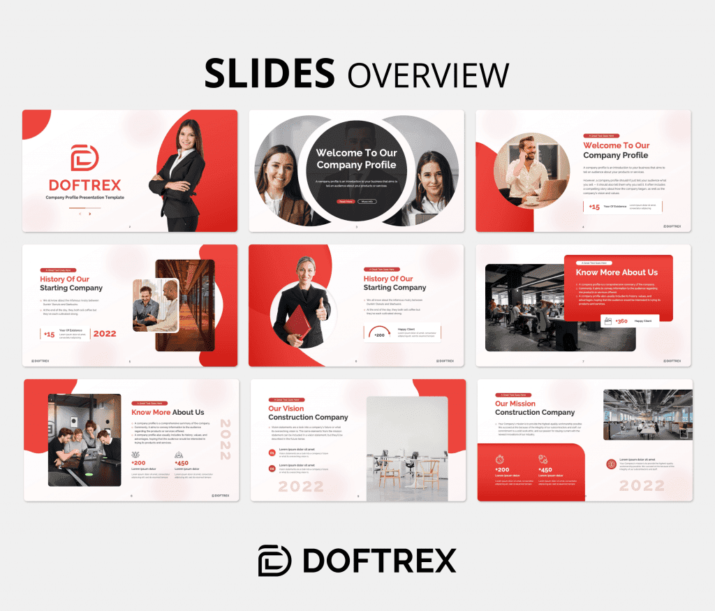 Doftrex – Company Profile PowerPoint Presentation Template