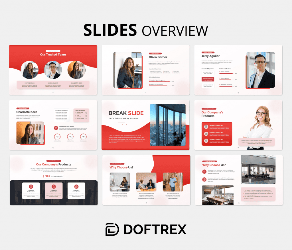 Doftrex – Company Profile PowerPoint Presentation Template