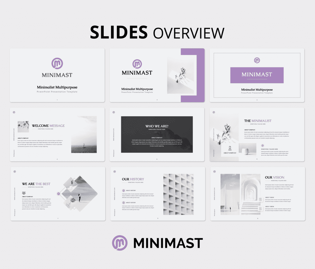 Minimast - Minimalist Multipurpose PowerPoint Presentation Template