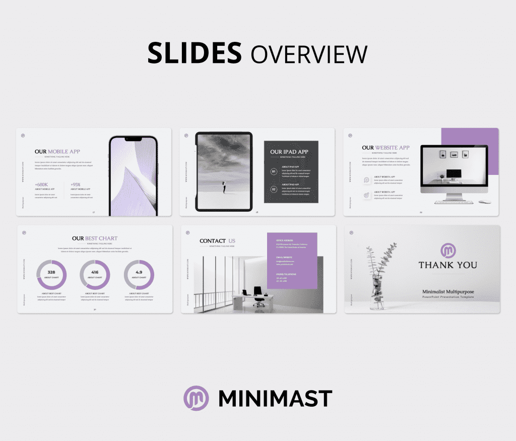 Minimast - Minimalist Multipurpose PowerPoint Presentation Template