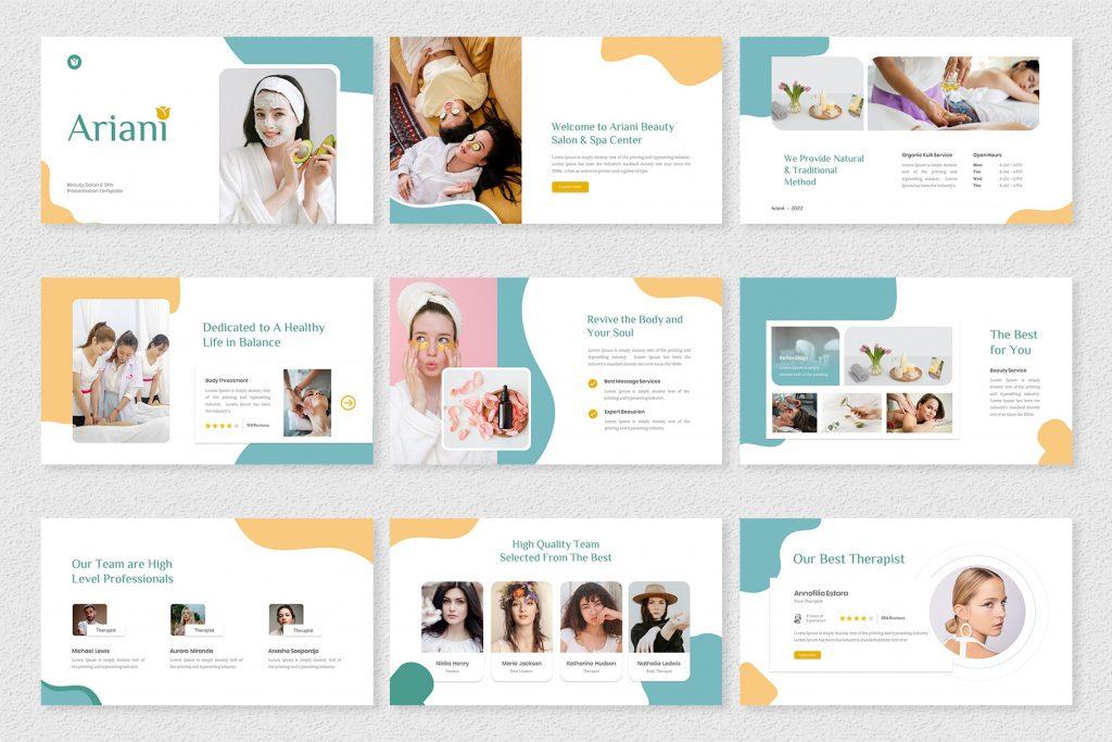 Ariani - SPA &amp; Beauty PowerPoint Template