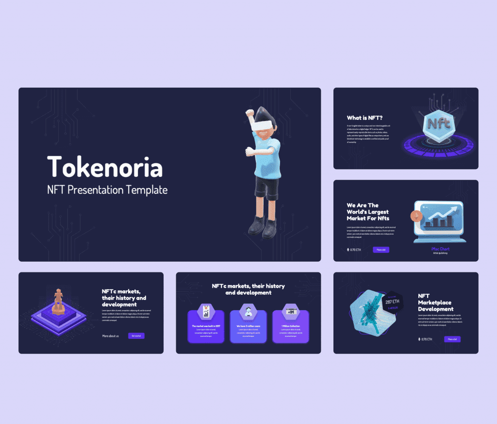 Tokenoria NFT - PowerPoint Presentation Templates