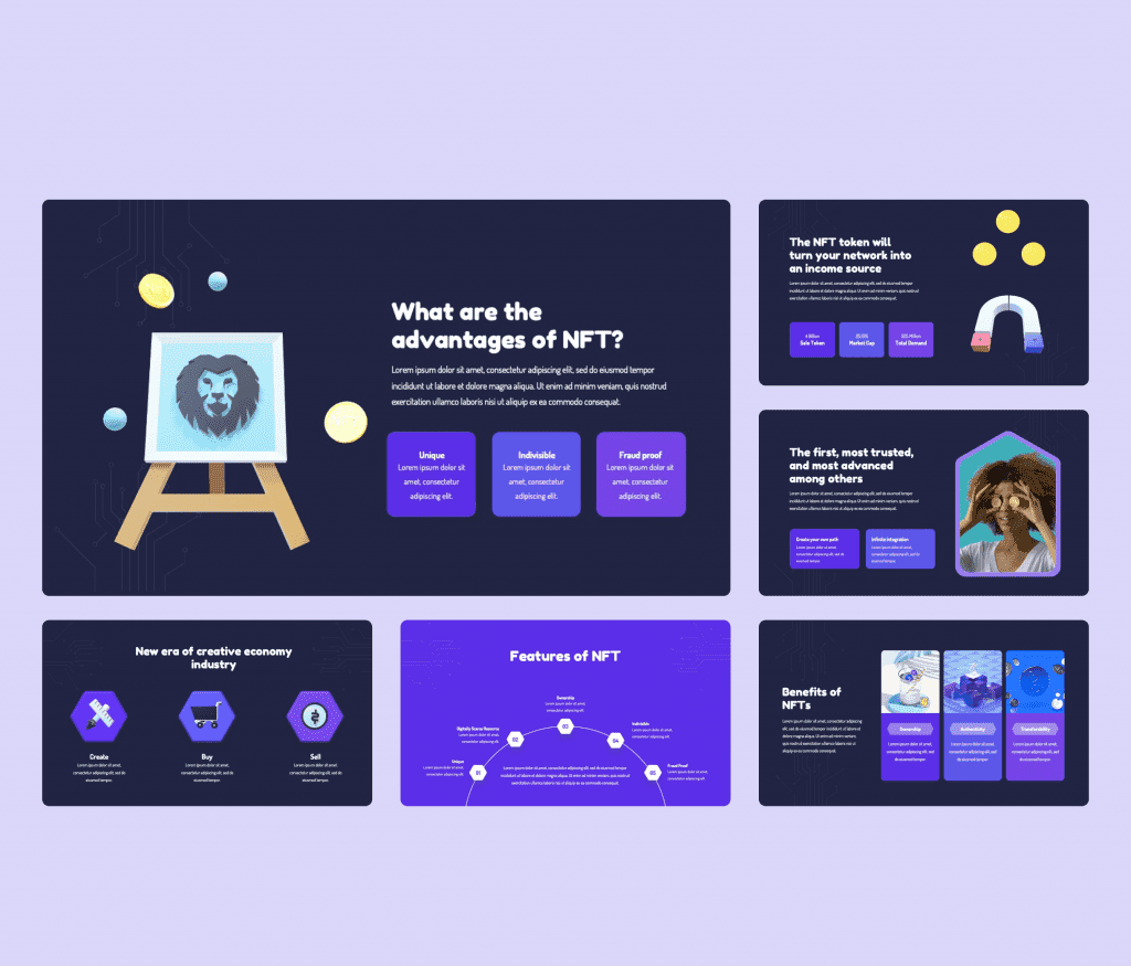 Tokenoria NFT - PowerPoint Presentation Templates