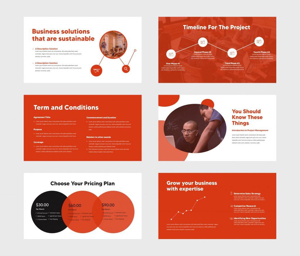 HUNTER Business Proposal - Presentation template