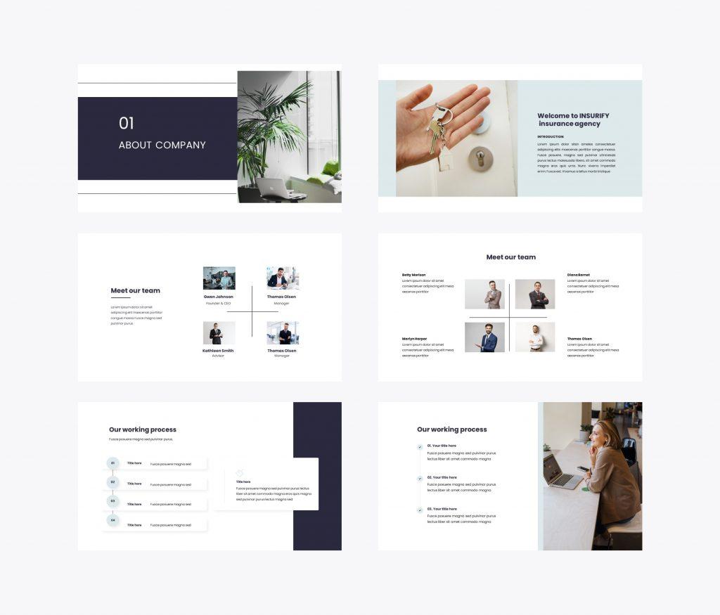 INSURIFY - Insurance Agency Presentation Template