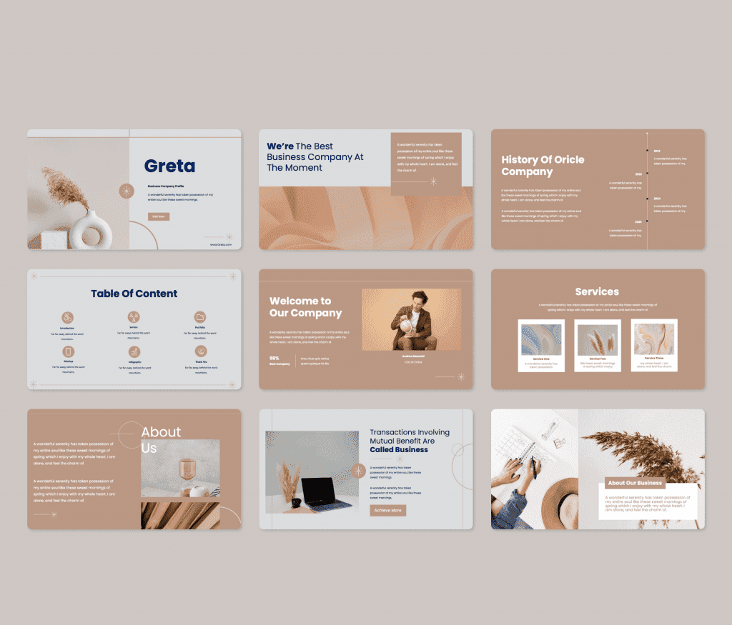 Greta - Multipurpose Presentation Template