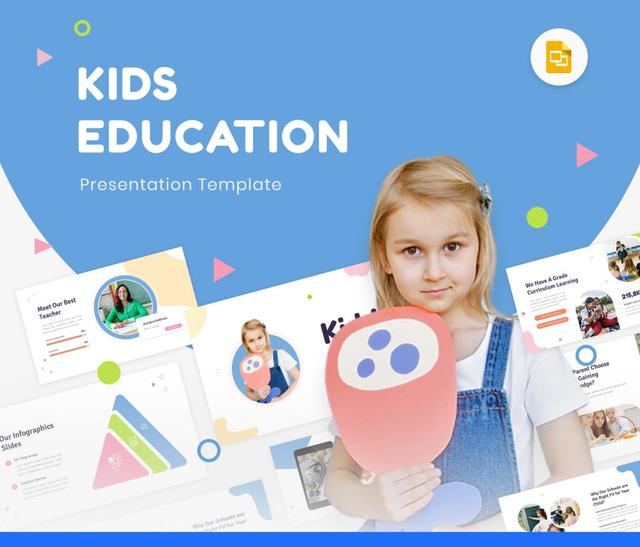 Kidda – Kids Education Google Slides Template