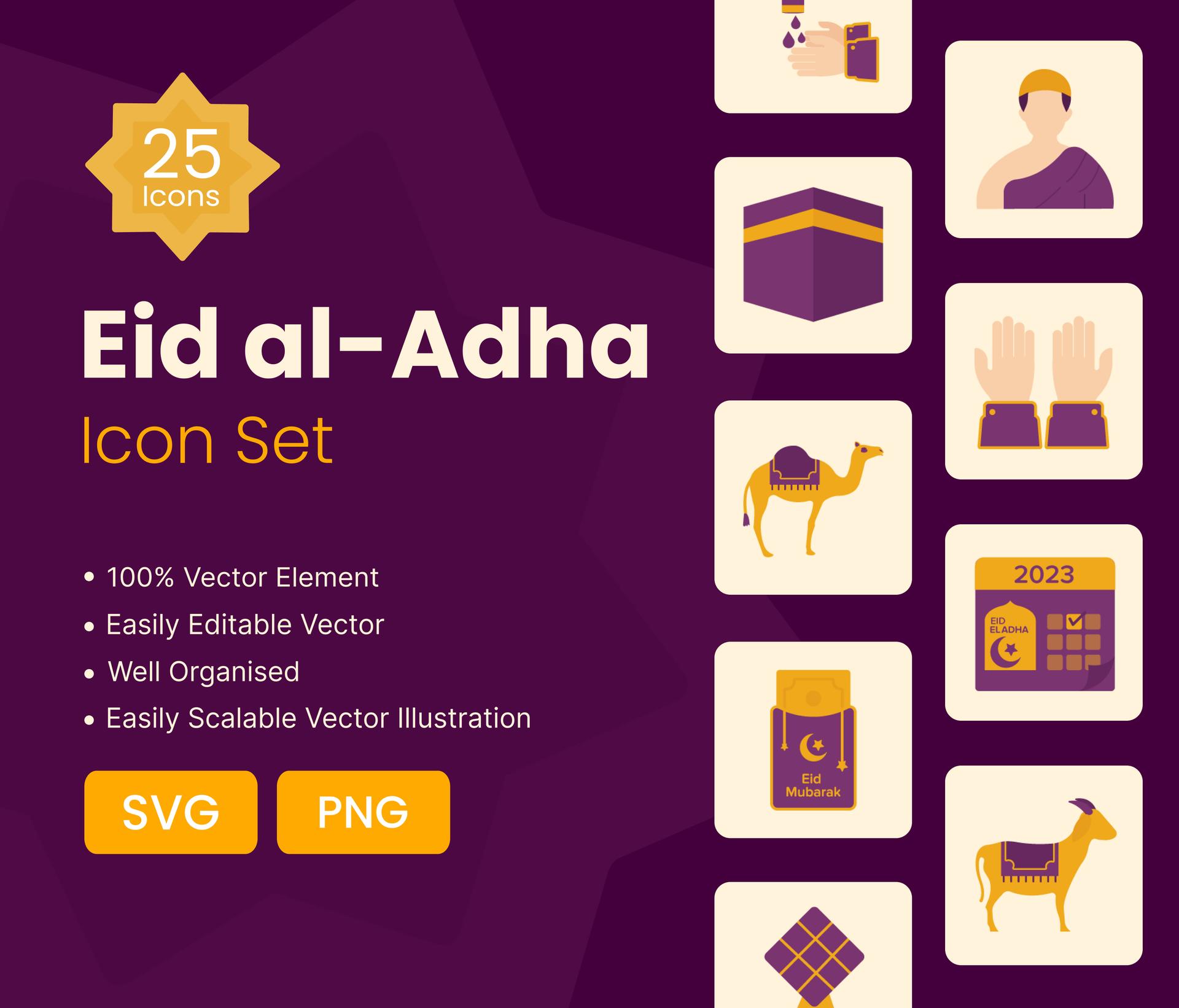 Eid al-Adha Icon Set