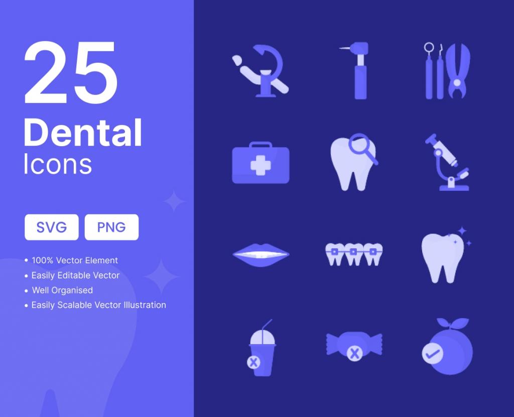 Dental Icon Set