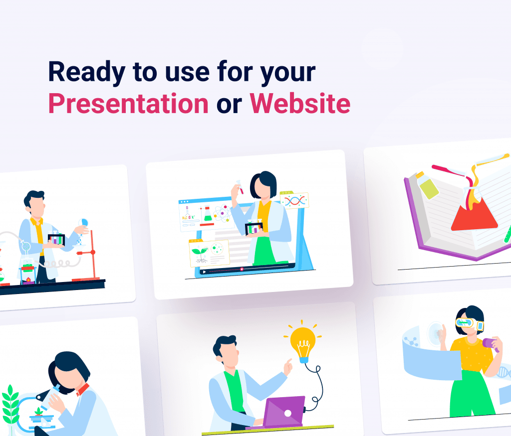 Chemistry Lab Science Education Illustrations