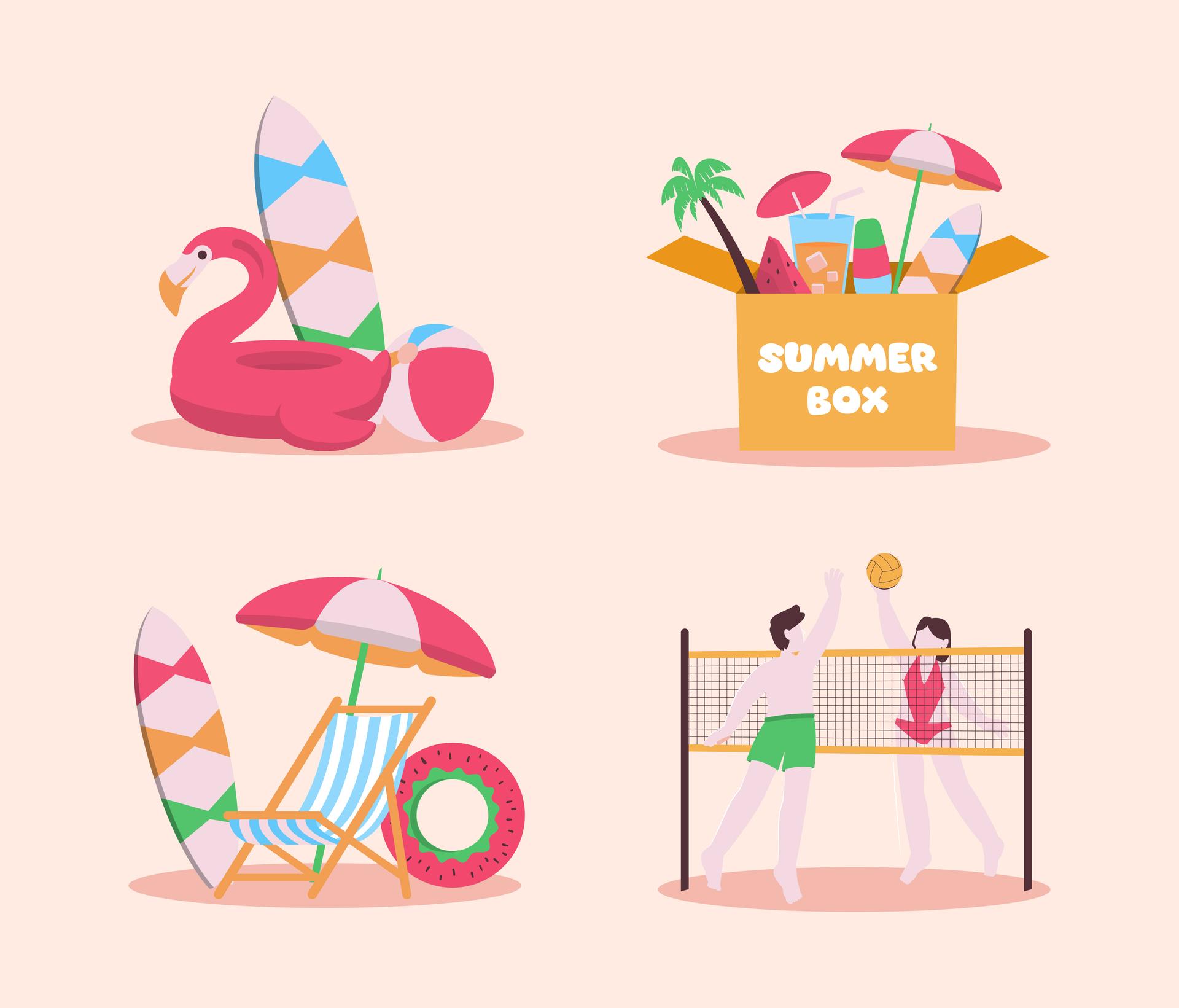 Summer Illustration Pack