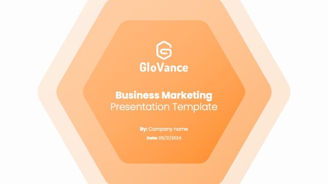 GloVance Marketing Plan Morph Animation
