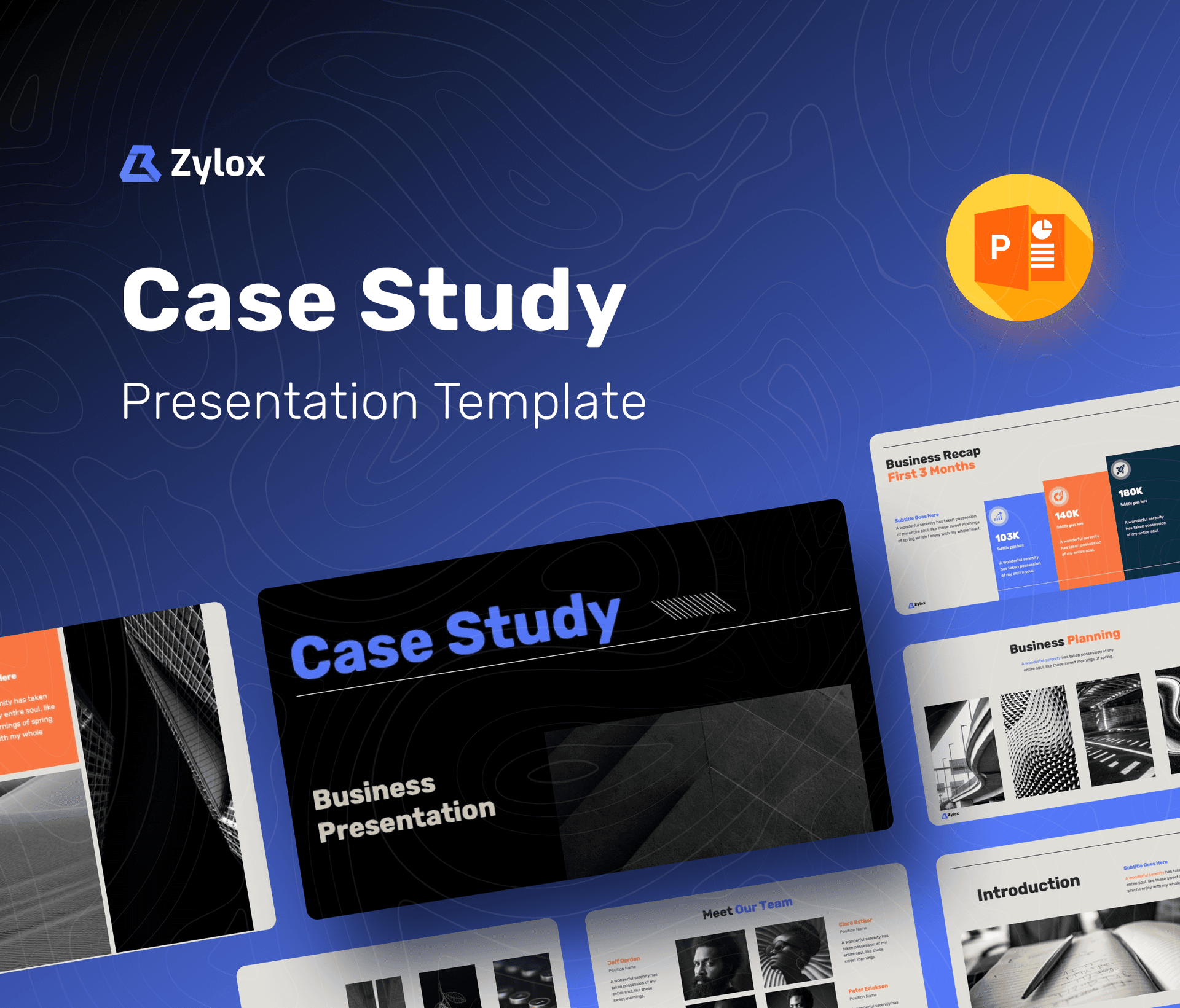 Zylox-Case Study PowerPoint Presentation Template