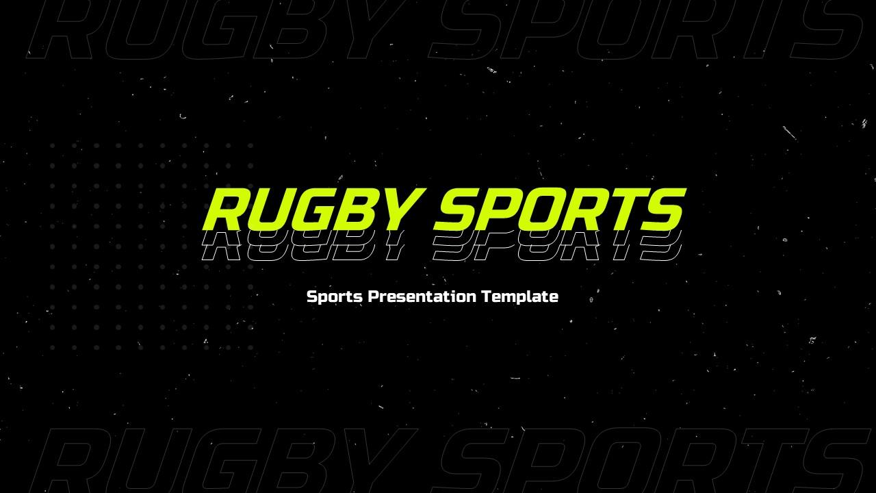 Rugby-Sports PowerPoint Template