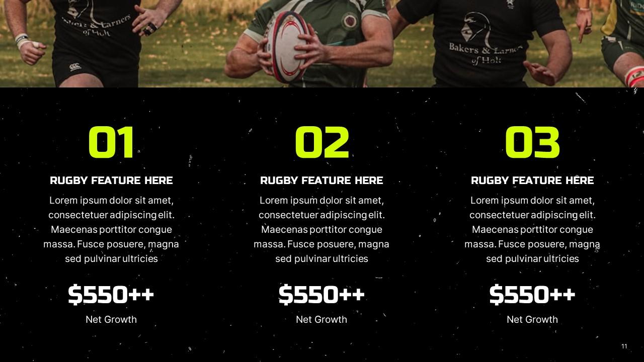 Rugby-Sports PowerPoint Template